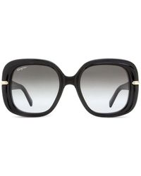 Ferragamo Eyewear - Square-Frame Sunglasses - Lyst