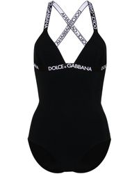 Dolce & Gabbana - オープンバック ワンピース水着 - Lyst