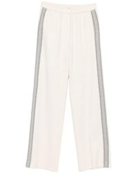Peserico - Side-Stripe Track Pants - Lyst