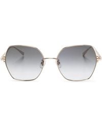 Chopard - Sonnenbrille Mit Eckigem Gestell - Lyst