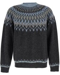 Roberto Collina - Fair Isle-Knit Sweater - Lyst