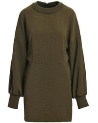 Essentiel Antwerp - Robe Courte À Ornements Strassés - Lyst