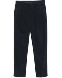 Aspesi - Pleated Cotton Trousers - Lyst