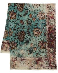 Faliero Sarti - Floral-Patterned Silk Scarf - Lyst