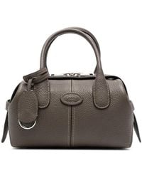 Tod's - Logo-Patch Pebbled Tote Bag - Lyst