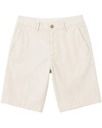 Seventy - Gabardine Button-Fastening Shorts - Lyst