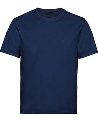 Prada - T-Shirt Met Geborduurd Logo - Lyst