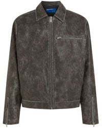 KARL LAGERFELD - Ecological Leather Jacket - Lyst