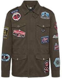 Philipp Plein - Giacca Stile Militare Con Applicazioni - Lyst