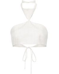 Philosophy Di Lorenzo Serafini - Blub Halterneck Crop Top - Lyst