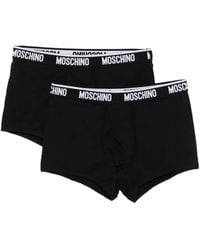Moschino - Boxershorts Mit Logo-Bund (2Er-Set) - Lyst
