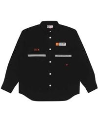 Aape By A Bathing Ape - Logo-Patch Button-Up Shirt - Lyst