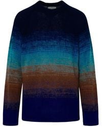Laneus - Pull Rayé À Effet Dégradé - Lyst