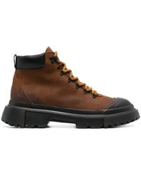 Hogan - H619 Lace-up Leather Boots - Lyst