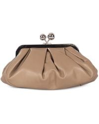 Weekend by Maxmara - Small Pasticcino Gathered Frame Clutch Bag - Lyst