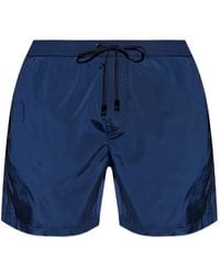 Giorgio Armani - Drawstring Swim Shorts - Lyst