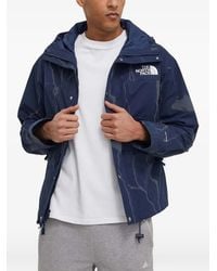 The North Face - Patterned Hooded Jacket - Lyst