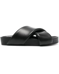 Jil Sander - Leather Futuristic Sandal - Lyst