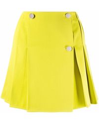 Bottega Veneta - High-waist Pleated Skirt - Lyst