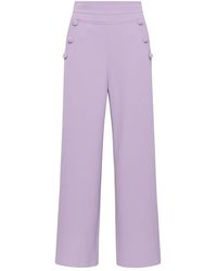Maliparmi - Button-Details Trousers - Lyst