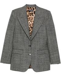 Dolce & Gabbana - Peak-Lapels Single-Breasted Blazer - Lyst