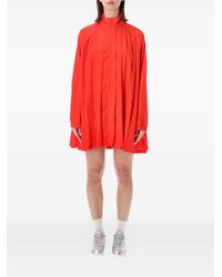 Nike - Oversized Pleated Mini Dress - Lyst