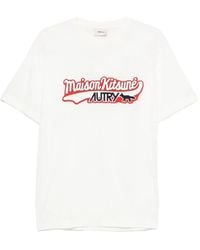 Autry - T-Shirt Kitsune - Lyst