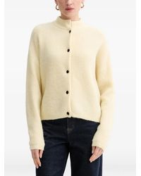 Gestuz - Gerippter Cardigan Mit Knöpfen - Lyst