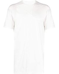 Rick Owens - T-shirt en coton à col rond - Lyst
