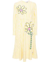 Mira Mikati - Floral-print Cotton Dress - Lyst