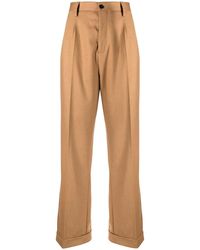 Marni - High-Waisted Wide-Leg Trousers - Lyst
