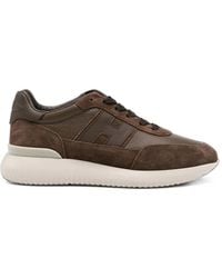 Hogan - Interactive³ Logo-Patch Panelled Sneakers - Lyst