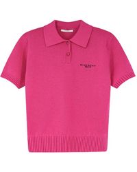 Givenchy - Embroidered Polo Shirt - Lyst