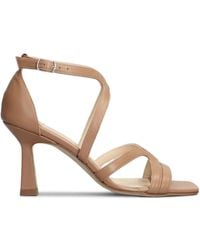 Anna F. - 80Mm Leather Sandals - Lyst