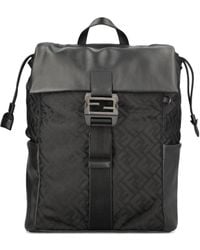 Fendi - Flux Buckled Backpack - Lyst