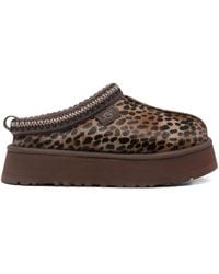 UGG - Tazz Caspian Leopard-Print Platform Mules - Lyst