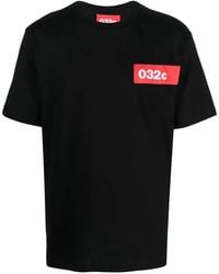 032c - Logo-Patch Short-Sleeve T-Shirt - Lyst