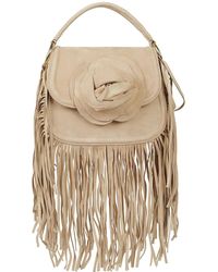 Gedebe - Alice Fringed Floral-Appliqué Tote Bag - Lyst