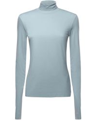 Sportmax - Top Met Col En Lange Mouwen - Lyst