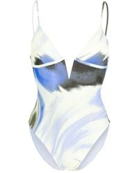 Jonathan Simkhai - Maelle Abstract-print Swimsuit - Lyst