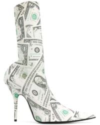 balenciaga dollar bill boots