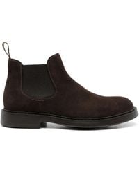 Doucal's - Slip-On Suede Chelsea Boots - Lyst