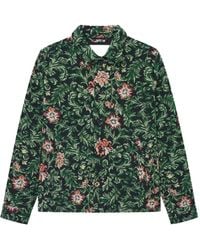 Les Deux - Giacca-Camicia Jaiden A Fiori Jacquard - Lyst