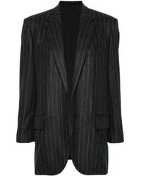 Brunello Cucinelli - Wollen Blazer Met Krijtstreep - Lyst