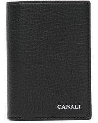 Canali - Portafoglio bi-fold in pelle - Lyst