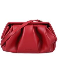 THEMOIRÈ - Athena Ruched Clutch Bag - Lyst
