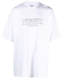 Vetements - Camiseta con logo estampado - Lyst