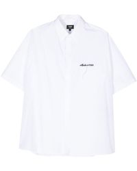 Fendi - Overhemd Met Geborduurd Logo - Lyst