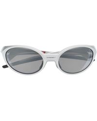 Oakley - Sonnenbrille mit rundem Gestell - Lyst