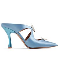 Malone Souliers - Tina 90mm Satin Mules - Lyst